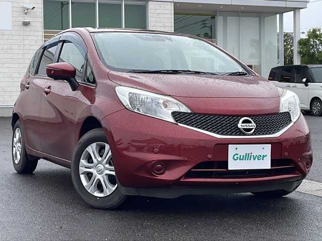 日産 ノート XVセレ +セーフ 香川県 2015(平27)年 6.5万km ラディアントレッド 純正ナビ/フルセグテレビ/CD/DVD再生機能/アラウンドビューモニター/前後ドライブレコーダー/前後コーナーセンサー/ETC/スペアキー
