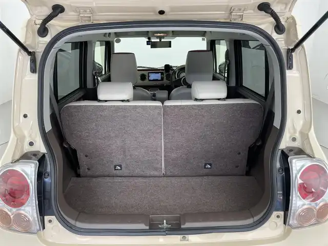 スズキ ラパン X 滋賀県 2013(平25)年 8.2万km ミルクティーベージュメタリック 純正7インチナビ/（Bluetooth/USB/ワンセグTV）/バックカメラ/ドライブレコーダー/プッシュスタート/スマートキー/HIDヘッドライト/オートライト/アイドリングストップ/オートエアコン/純正フロアマット