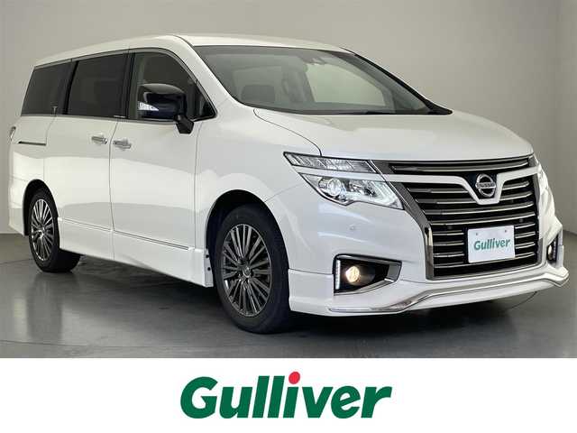 日産 エルグランド 250HWS S アーバンクロム 愛知県 2020(令2)年 6.3万km ブリリアントホワイトパール 純正９型ナビ　フルセグＴＶ　ＢＴ　バックカメラ　両側パワースライドドア　ハーフレザー　エマージェンシーブレーキ　衝突軽減装置　追従クルコン　レーンアシスト　コーナーセンサー　ＬＥＤオートライト　純正ドラレコナビ連動　オートハイビーム　オットマン　ETC　禁煙車