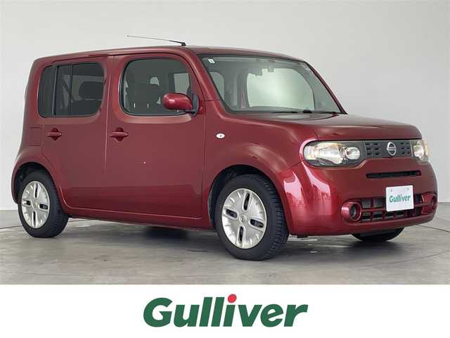 日産 キューブ 15X 埼玉県 2015(平27)年 4.3万km ラディアントレッド 純正ナビ　ドライブレコーダー　ＥＴＣ　地デジＴＶ　プッシュスタート　スマートキー　純正フロアマット　Ｂｌｕｅｔｏｏｔｈ　ＵＳＢ　エアコン　ＣＶＴ　横滑り防止　ＡＢＳ　アイドリングストップ