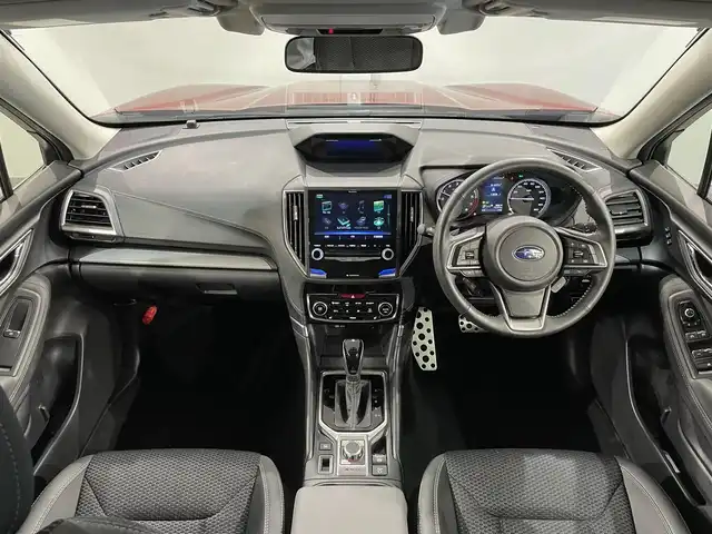 スバル フォレスター ハイブリッド アドバンス 愛知県 2019(令1)年 0.8万km クリムゾンレッドP 純正８インチＳＤナビ　/（Bluetooth/フルセグTV/SD/FM/AM/iPod)/アイサイト　/　　-レーダークルーズコントロール　/　　-衝突軽減ブレーキ　/　　-車線逸脱警報/　　-先行車発進お知らせ/ビルトインＥＴＣ　/シートヒーター　/ステアリングヒーター　/メモリ機能付パワーシート　/ブラインドスポットモニター（ＢＳＭ）/ＵＳＢ接続　/コーナーセンサー　/パドルシフト/LEDヘッドライト/LEDフォグランプ/オートブレーキホールド機能