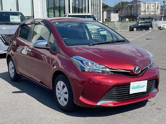 トヨタ ヴィッツ ジュエラ 長崎県 2016(平28)年 6.5万km ダークレッドマイカメタリック プッシュスタート/純正SDナビ/CD/DVD/BT/フルセグTV/バックカメラ/トヨタセーフティセンス/レーンキープアシスト/オートマチックハイビーム/LEDヘッドライト/オートライト/ステアリングスイッチ/ビルトインETC
