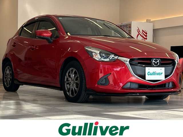 マツダ デミオ 岐阜県 2017(平29)年 6.8万km ソウルレッドプレミアムメタリック 純正ナビ/アイアクティブセンス/プッシュスタート/アイドリングストップ/スマートキー/HUD/BSM/フルセグ/ETC/USB入力端子/Bluetooth/AUX/BSM/クルーズコントロール/社外フロアマット/シートヒーター/レーンキープアシスト/オートライト/LEDヘッドライト/カーテンエアバック/コーナーセンサー後ろのみ/ドアバイザー/純正アルミホイール