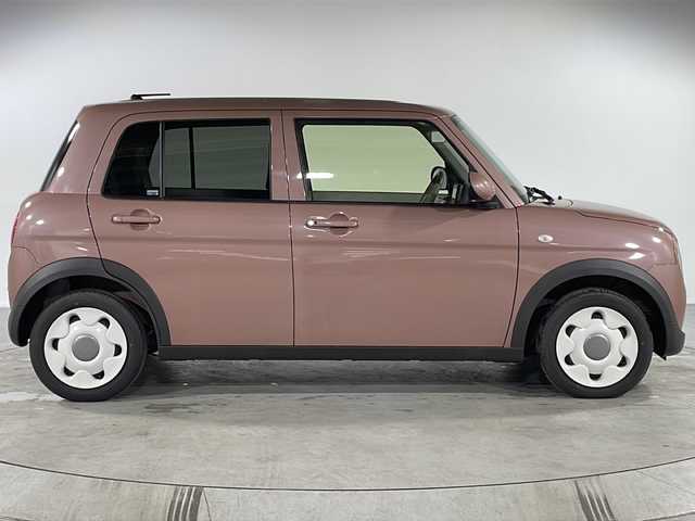 スズキ ラパン ＬＣ L 福岡県 2022(令4)年 0.6万km テラコッタピンクメタリック 純正ディスプレイオーディオ/Bluetooth/apple car play/android auto/バックカメラ/後方コーナーセンサー/パーキングアシスト/運転席シートヒーター/レーンキープアシスト/衝突被害軽減システム/横滑り防止装置/スペアキー/ベンチシート/USB/プッシュエンジンスタート/LEDヘットライト/アイドリングストップ/純正フロアマット