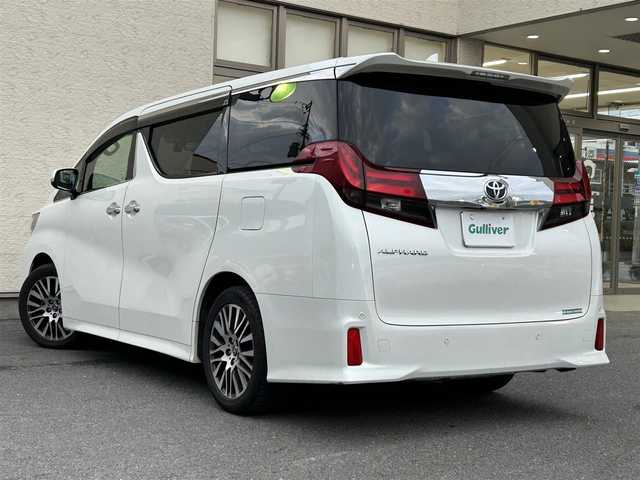 トヨタ アルファード S Cパッケージ 大阪府 2017(平29)年 9.5万km ホワイトパールクリスタルシャイン Wサンルーフ/JBLメーカーナビ/フルセグTV CD DVD BT BD HDMI/純正フリップダウンモニター/パノラミックビューモニター/スマートキー 2個/両側パワースライドドア/パワーバックドア/衝突被害軽減ブレーキ/レーダークルーズコントロール/オートマチックハイビーム/LEDオートヘッドライト/フォグライト/コーナーセンサー/ハーフレザーシート/パワーシート/AC100V電源/ステアリングヒーター/ステアリングリモコン/ビルトイン2.0ETC/前後ドラレコ/W サイド カーテン ニー エアバッグ/保証書 取説 ナビ取説/禁煙車