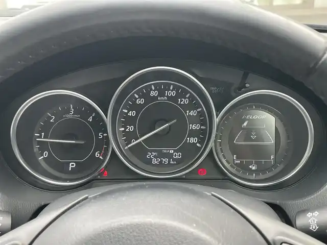 マツダ アテンザ ワゴン XD 静岡県 2014(平26)年 8.3万km ディープクリスタルブルーマイカ 1オーナー　/衝突軽減B /純正ナビ　/地デジ　/Bカメラ　/コーナーセンサー　/ディスチャージパッケージ /革巻きステアリング　/パドルシフト　/クルコン  /ルーフレール　/純正17インチAW /スマートキー /スペアキー  /ETC/保証書/取説