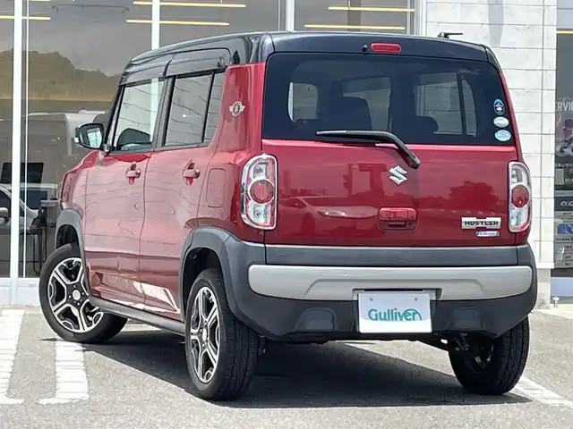スズキ ハスラー X 宮崎県 2015(平27)年 5.8万km フェニックスレッドパール/ブルーイッシュブラックパール KENWOOD製社外ナビ　MDV-L402/(AM.FM.DVD.CD.USB)/ETC/オートライト/シートヒーター/アイドリングストップ/横滑り防止機能/衝突軽減ブレーキ/オートエアコン/盗難防止装置/スマートキー/電格ミラー/パワーウィンドウ/パワーステアリング/ABS/シガーソケット