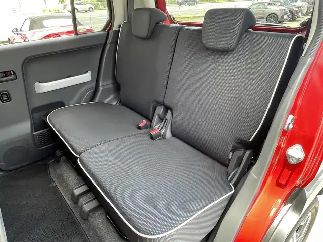 スズキ ハスラー X 宮崎県 2015(平27)年 5.8万km フェニックスレッドパール/ブルーイッシュブラックパール KENWOOD製社外ナビ　MDV-L402/(AM.FM.DVD.CD.USB)/ETC/オートライト/シートヒーター/アイドリングストップ/横滑り防止機能/衝突軽減ブレーキ/オートエアコン/盗難防止装置/スマートキー/電格ミラー/パワーウィンドウ/パワーステアリング/ABS/シガーソケット