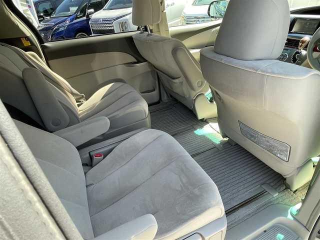 トヨタ エスティマ アエラス 長野県 2010(平22)年 13.5万km グレーメタリック 社外ナビ（FM/AM、CD、DVD、USB）/ワンセグテレビ/バックカメラ/クルーズコントロール追従無/ビルトインETC/オットマン/サード格納シート/両側パワースライドドア/純正フロアマット/純正１６AW/ダブルエアバック/キセノンオートヘッドライト/エンジンスターター/ウォークスルー/MTモード付AT/４WD/スペアキー（１本）/保証書、取扱説明書