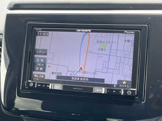 ホンダ ステップワゴン スパーダ クルスピセンシング 奈良県 2017(平29)年 11万km ホワイトオーキッドパール わくわくゲート　/社外ナビ　/地デジ　/ビルトインＥＴＣ　/衝突被害軽減システム　/車線逸脱警報　/ハーフレザーシート　/前席シートヒーター　/革巻きステアリング　/レーンキープアシスト