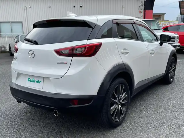 マツダ ＣＸ－３ XD ツーリング 神奈川県 2015(平27)年 6.8万km クリスタルホワイトパールマイカ ワンオーナー/4WD/黒合皮レザーシート/純正SDナビ・地デジTV/純正CD/DVD/USB/BT/バックモニター/ビルトインETC/前後ドライブレコーダー/HUD/クルーズコントロール/衝突軽減ブレーキ/BSM/純正18インチAW/LEDライト/前席シートヒーター/パドルシフト/プッシュスタート/スマートキー×2/保証書・取説あり