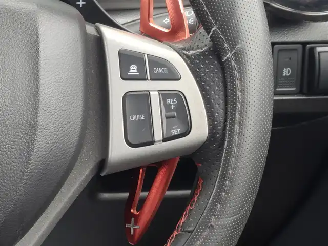 スズキ エスクード 1．4 ターボ 福岡県 2018(平30)年 12.9万km ギャラクティックグレーメタリック 純正メモリナビ(SKX-S803)/FM/AM/CD/DVD/SD/BT/フルセグTV/クルーズコントロール/スマートキー/プッシュスタート/ETC/ハーフレザーシート/シートヒーター/ルーフレール/フロントスキッドバー(JAOS)/マッドガード(JAOS)/社外マフラー(JAOS:BATTLEZ)/社外アルミホイール(XTREME-J)