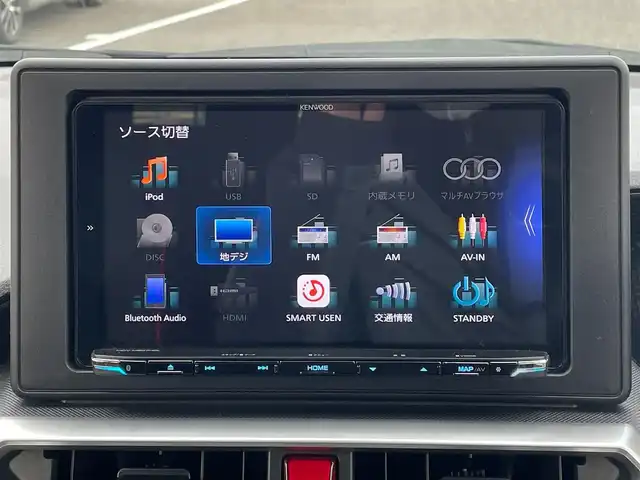 ダイハツ ロッキー X 島根県 2021(令3)年 4.9万km ブラックマイカメタリック 登録時走行距離　48108km/ワンオーナー/取扱説明書（車両/ナビ）/保証書/純正ナビ（MDV-M907DL)/Bluetooth/AM/FM/SD/USB/iPod/フルセグテレビ/バックカメラ/スマートキー/スペアキー/横滑り防止装置/コーナーセンサー/オートライト/衝突軽減システム/ETC/純正アルミ１６インチ/禁煙車