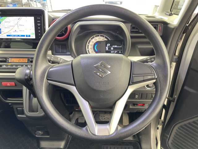 スズキ スペーシア HYBRID G 道央・札幌 2020(令2)年 5.1万km シルキーシルバーメタリック ・4WD/・社外SDナビ/・BT/CD/SD/USB/フルセグTV/・左側パワースライドドア/・D席シートヒーター/・LEDオートライト/・アイドリングストップ/・スマートキー×2/・社外エンジンスターター/・プッシュスタート/・ドライブレコーダー前/・ETC