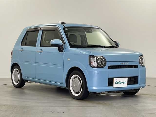 ダイハツ ミラ トコット G SA Ⅲ 千葉県 2018(平30)年 7.5万km サニーデイブルーメタリック 純正オーディオ/(CD/AM/FM/AUX)/衝突軽減システム/ETC/シートヒーター/LEDオートヘッドライト/純正フロアマット/横滑り防止装置/レーンキープアシスト/コーナーセンサー/シートカバー/ステアリングスイッチ/ハンズフリー/スマートキー/ドアバイザー/保証書/取扱説明書