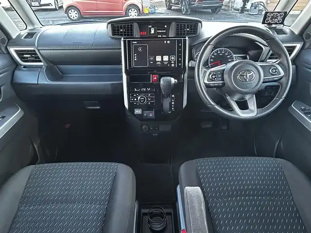 トヨタ ルーミー カスタムG－T 福島県 2021(令3)年 8.5万km ブラックマイカメタリック ワンオーナー/スマートアシスト/・衝突回避支援ブレーキ機能/・車線逸脱警報機能/・ブレーキ制御付誤発信抑制機能/・アダプティブドライビングビーム/・アダプティブクルーズコントロール/・パノラミックヴューモニター/・衝突警報機能/・コーナーセンサー/純正9インチディスプレイオーディオ/【Bluetooth/USB/フルセグTV】/両側パワースライドドア/前席シートヒーター/社外レーダー/ビルトインETC2.0/LEDヘッドライト/・オートライト/・フォグランプ/スマートキー/・プッシュスタート/・スペアキー/革巻きステアリング/・ステアリングリモコン/取扱説明書/新車時保証書