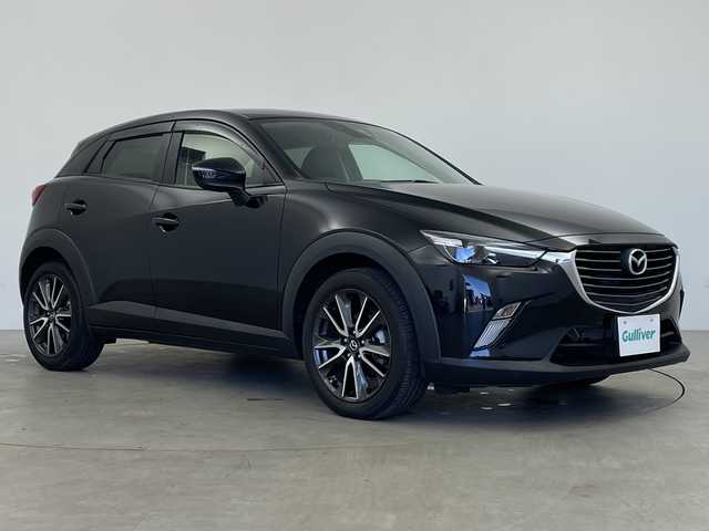 マツダ ＣＸ－３ XD ツーリング 鹿児島県 2016(平28)年 0.3万km ジェットブラックマイカ 純正ナビ/（CD/DVD/BT/フルセグTV）/クルーズコントロール/ヘッドアップディスプレイ/ブラインドスポットモニター/衝突被害軽減ブレーキ/レーンキープアシスト/オートライト/バックカメラ/ハーフレザーシート