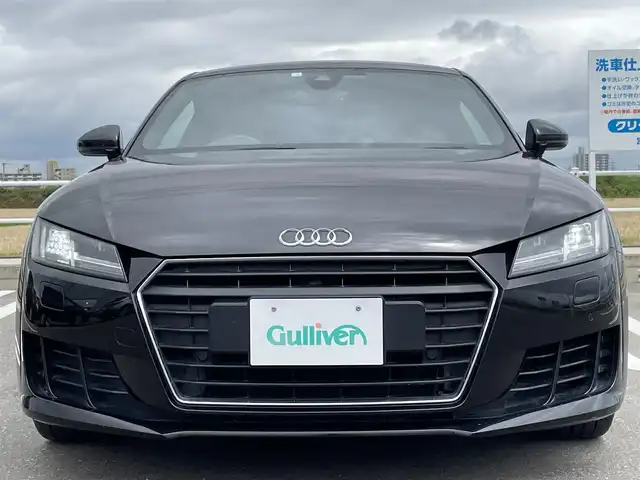 アウディ ＴＴクーペ 2．0 TFSI 佐賀県 2015(平27)年 11万km ミトスブラックメタリック バーチャルコックピット/Audi connect/MMI（Multi Media Interface）/・ナビゲーション/・オーディオビジュアルプレーヤー/・CD/DVD/USB/Bluetooth/フルセグTV/・ハンズフリーテレフォン/パドルシフト/Drive Select/アイドリングストップ/クリアランスソナー/クルーズコントロール/スピードリミッター/電子パーキング/オートブレーキホールド/スマートキー/EURO AFG18インチアルミホイール/純正アルミホイール車載/LEDヘッドライト/オートライト/スペアキー/ETC