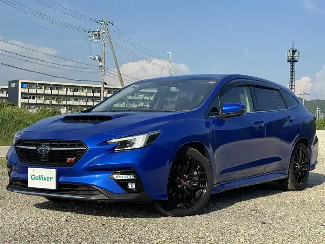 スバル レヴォーグ 1．8STIスポーツ EX 兵庫県 2023(令5)年 2.1万km WRブルーパール 純正ナビ/フルセグTV/Bluetooth接続可/バックカメラ/フロントカメラ/左サイドカメラ/パワーバックドア/レーダークルコン/ステリモ/AUTOライト/シートヒーター/STI18インチAW/ドラレコ/ETC2.0/パドルシフト