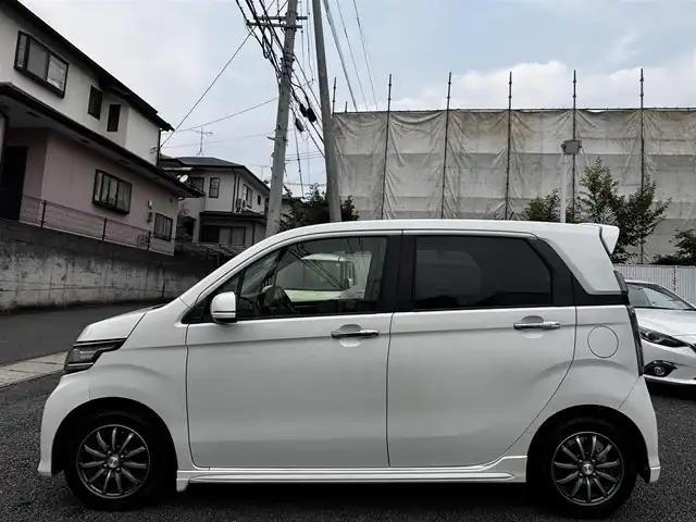 ホンダ Ｎ ＷＧＮ カスタム G 熊本県 2015(平27)年 5.4万km プレミアムホワイトパール 純正ディスプレーオーディオ/【Bluetooth/CD/HDMI/USB/FM/AM】/バックカメラ/ETC/クルーズコントロール/プッシュスタート/HID/スマートキー/オートライト/オートエアコン/ABS/横滑り防止装置/本革巻きステアリング/純正１４インチAW/ドアバイザー/保証書/取扱説明書