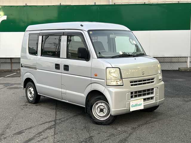 スズキ エブリイ PC 福島県 2005(平17)年 10.6万km シルキーシルバーメタリック 社外オーディオ/・品番：ADB345MP/・CD/AM/両側スライドドア/スペアキー１本/ドアバイザー/純正フロアマット/積込みサマータイヤ/・145/80R12/・溝5mm