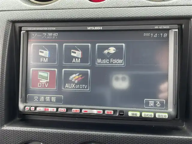 日産 キックス RX 道央・札幌 2009(平21)年 8.2万km クールシルバー ４WD/社外HDDナビ(AM/FM)/ワンセグ（走行中視聴可能）/ドアバイザー/ETC/フォグランプ/ヘッドライトレベライザー/電動格納ミラー/バニティミラー/運転席シートヒーター/積込タイヤ/スペアキー