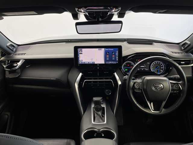 トヨタ ハリアー ハイブリッド Z レザーパッケージ 茨城県 2020(令2)年 7.3万km プレシャスブラックパール 純正ナビ　アラウンドビューモニター　ＪＢＬサウンド　デジタルインナーミラー　衝突被害軽減ブレーキ　ＥＴＣ　ドラレコ　レーンキープ　横滑り防止装置　追従クルコン　シートヒーター　モデリスタエアロ