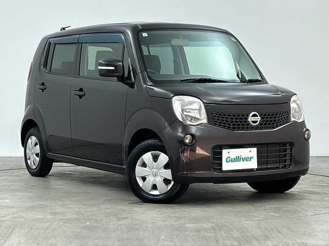 日産 モコ X 三重県 2013(平25)年 2.6万km アーバンブラウン /禁煙車//社外メモリナビ/（CD/DVD/BT/MSV）//フルセグTV//純正13インチホイルキャップ付き夏タイヤ//ヘッドライトレベライザー//電動格納ミラー//純正ドアバイザー//社外フロアマット//ウィンカーミラー//プッシュスタート//スマートキー//スペアキー有