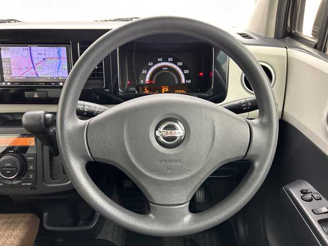 日産 モコ X 三重県 2013(平25)年 2.6万km アーバンブラウン /禁煙車//社外メモリナビ/（CD/DVD/BT/MSV）//フルセグTV//純正13インチホイルキャップ付き夏タイヤ//ヘッドライトレベライザー//電動格納ミラー//純正ドアバイザー//社外フロアマット//ウィンカーミラー//プッシュスタート//スマートキー//スペアキー有