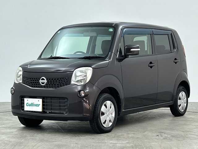 日産 モコ X 三重県 2013(平25)年 2.6万km アーバンブラウン /禁煙車//社外メモリナビ/（CD/DVD/BT/MSV）//フルセグTV//純正13インチホイルキャップ付き夏タイヤ//ヘッドライトレベライザー//電動格納ミラー//純正ドアバイザー//社外フロアマット//ウィンカーミラー//プッシュスタート//スマートキー//スペアキー有