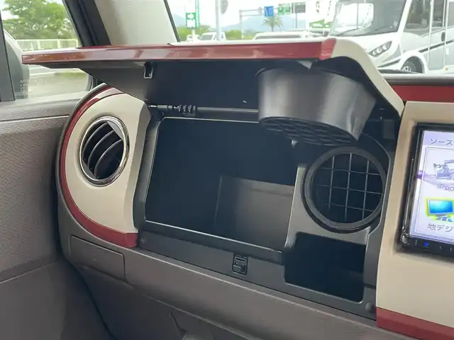 スズキ ラパン ショコラ X 宮崎県 2015(平27)年 4.8万km シャンパンピンクPM 社外SDナビ【MDV-D503】（Bluetooth/CD/DVD/TV）/ETC/プッシュスタート/スマートキー/電動格納ミラー/アイドリングストップ/純正フロアマット