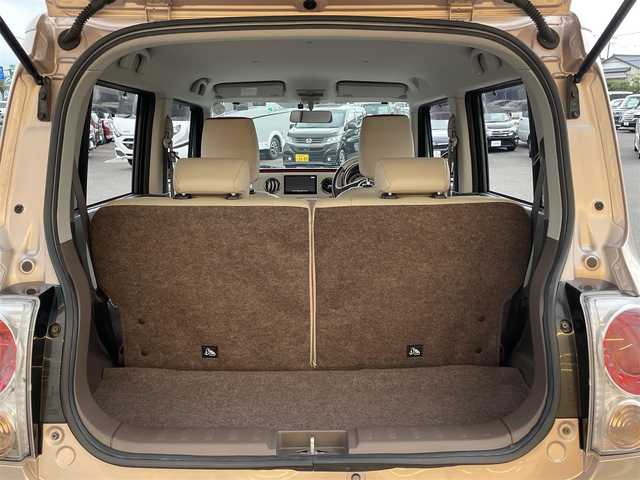 スズキ ラパン ショコラ X 宮崎県 2015(平27)年 4.8万km シャンパンピンクPM 社外SDナビ【MDV-D503】（Bluetooth/CD/DVD/TV）/ETC/プッシュスタート/スマートキー/電動格納ミラー/オートライト/キノセンヘッドランプ/アイドリングストップ/純正フロアマット