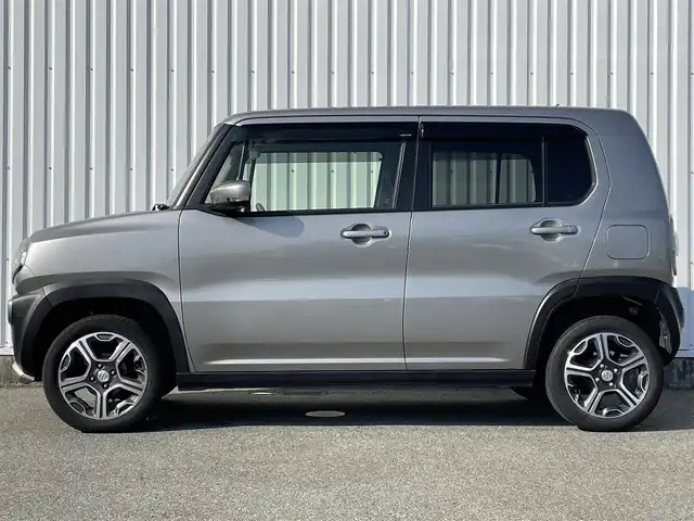 スズキ ハスラー X 福岡県 2018(平30)年 3.5万km スチールシルバーM 社外ナビ(CN-E300D) /CD/ワンセグTV/Bluetooth/バックカメラ /D/N席シートヒーター /レーダーブレーキサポート /アイドリングストップ /純正15インチアルミホイール　/電格ミラー　/オートライト