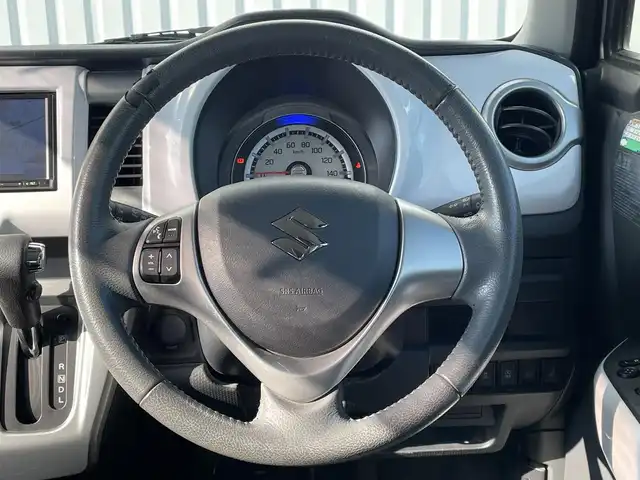 スズキ ハスラー X 福岡県 2018(平30)年 3.5万km スチールシルバーM 社外ナビ(CN-E300D) /CD/ワンセグTV/Bluetooth/バックカメラ /D/N席シートヒーター /レーダーブレーキサポート /アイドリングストップ /純正15インチアルミホイール　/電格ミラー　/オートライト