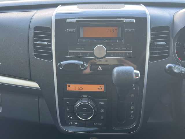 スズキ ワゴンＲ スティングレー X 京都府 2008(平20)年 6万km スパークブラックパール ワンオーナー/純正オーディオ/・CD/FM/AM/ETC/盗難防止装置/革巻きステアリング/スマートキー×2/プッシュスタートボタン/オートエアコン/純正14インチアルミホイール/純正フロアマット/取扱説明書/保証書