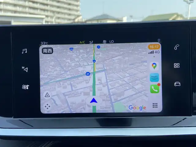 プジョー ２０８ アリュール 栃木県 2021(令3)年 6.3万km パール ACC/レーンキープ/AppleCarPlay/バックカメラ/純正ディスプレイオーディオ/ハーフレザー/置くだけ充電/ETC/LED/純正16インチAW/社外ドラレコ前後