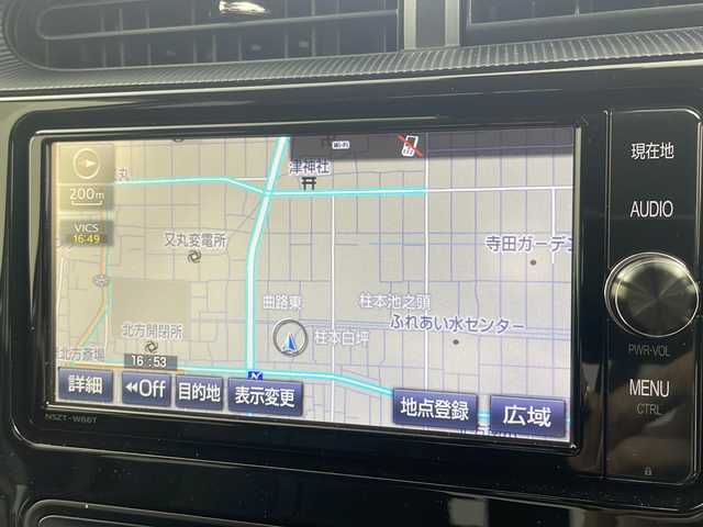トヨタ アクア クロスオーバー 岐阜県 2017(平29)年 6.1万km ブラックマイカ 純正ナビ/（CD/DVD/Bluetooth/フルセグ）/バックカメラ/純正16インチアルミホイール/トヨタセーフティセンス/・プリクラッシュセーフティ/・レーンデパーチャーアラート/・オートハイビーム/ハーフレザーシート/プッシュスタート/スマートキー/ステアリングスイッチ/ETC