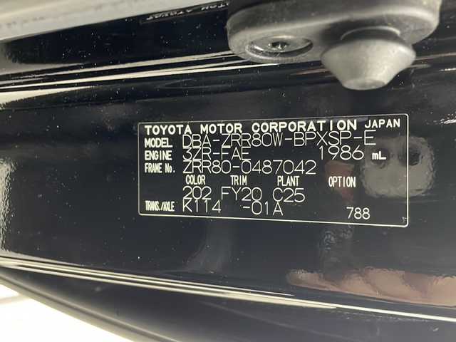 トヨタ ヴォクシー ZS 煌Ⅱ 群馬県 2019(平31)年 5.3万km ブラック 雹害車　アルパイン１１型ナビ　アルパイン１０．１型後席モニター　バックカメラ　ドラレコ　ＥＴＣ　クルーズコントロール　両側電動スライドドア　衝突被害軽減ブレーキ　ＬＥＤライト　オートハイビーム　禁煙車