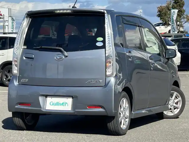 ダイハツ ムーヴ カスタム X SA 道央・札幌 2013(平25)年 4.9万km タングステングレーM スマートアシスト/衝突被害軽減ブレーキ/横滑り防止装置/ETC/エコアイドル/プッシュスタート/スマートキー/LEDヘッドライト/オートライト/フォグランプ/電動格納ミラー/ウィンカーミラー/純正フロアマット/ドアバイザー/社外エンジンスターター/社外AW付冬タイヤ積込/155/65/R14/2019年/山6mm