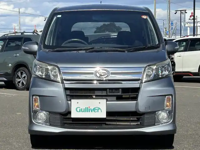 ダイハツ ムーヴ カスタム X SA 道央・札幌 2013(平25)年 4.9万km タングステングレーM スマートアシスト/衝突被害軽減ブレーキ/横滑り防止装置/ETC/エコアイドル/プッシュスタート/スマートキー/LEDヘッドライト/オートライト/フォグランプ/電動格納ミラー/ウィンカーミラー/純正フロアマット/ドアバイザー/社外エンジンスターター/社外AW付冬タイヤ積込/155/65/R14/2019年/山6mm