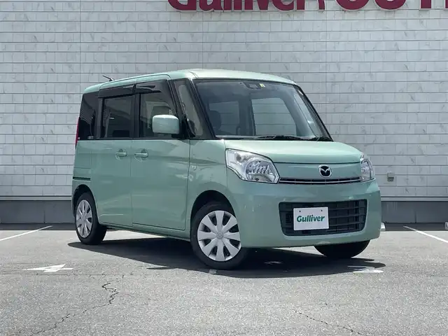 マツダ フレアワゴン XG 長野県 2014(平26)年 5万km フォレストアクアM 純正ETC/スマートキー/スペアキー/ワンオーナー/AUX/純正フロアマット/ABS/横滑り防止機構/衝突被害軽減システム/ベンチシート/盗難防止装置
