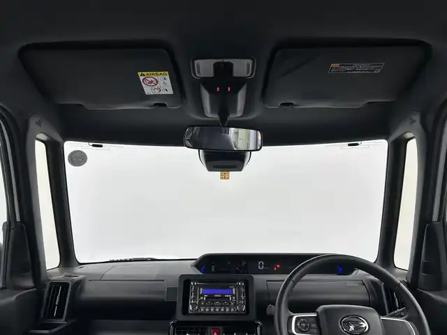 ダイハツ タント カスタム RS 千葉県 2023(令5)年 0.8万km シャイニングホワイトパール 禁煙車/スマートアシスト　/両側電動スライドドア　/ＬＥＤヘッドライト（オートライト機能付）　/フォグランプ　/シートヒーター　/社外オーディオ　/アイドリングストップ　/プッシュスタート　/電動パーキングブレーキ　/オートホールド/社外フロアマット/電動格納サイドミラー/リアサンシェード/ISOFIX/運転席シートリフター/ウィンカーミラー/前後コーナーセンサー