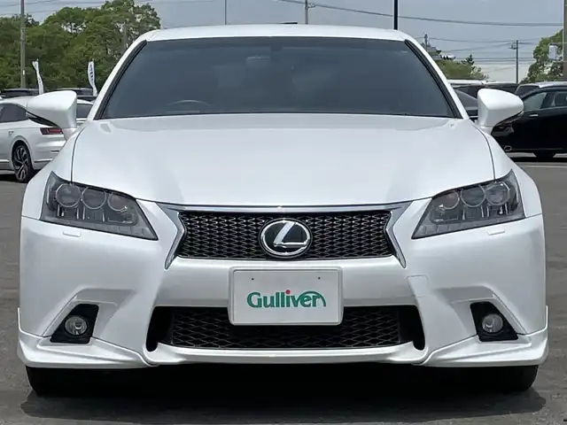 レクサス ＧＳ 450h Fスポーツ 道央・札幌 2012(平24)年 1.5万km ホワイトパールクリスタルシャイン ワンオーナー/純正メーカーナビ/CD/DVD/BT/フルセグ/横滑り防止装置/クルーズコントロール/バックカメラ/ビルトインETC/自動防眩ミラー/DRIVEMODE切替/EVMODE/SNOWMODE/前席パワーシート/D席メモリーシート/前席シートヒーター/前席エアシート/レザーシート/革巻きステアリング/ステアリングリモコン/パドルシフト/電動パーキング/ブレーキホールド/MTモード付AT/プッシュスタート/スマートキー/カードキー/LEDヘッドライト/オートライト/フォグランプ/ヘッドライトウォッシャー/電動格納ミラー/ヒーテッドドアミラー/ウィンカーミラー/純正フロアマット/スペアキー/純正エンジンスターター/AW付冬タイヤ積込/235/40/R19/2011年/山6mm