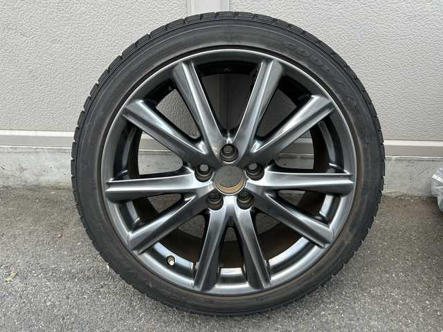 レクサス ＧＳ 450h Fスポーツ 福島県 2012(平24)年 1.5万km ホワイトパールクリスタルシャイン ワンオーナー/純正メーカーナビ/　【フルセグ/CD/DVD/BT】/横滑り防止装置/クルーズコントロール/バックカメラ/ビルトインETC/自動防眩ミラー/DRIVEMODE切替/EVMODE/SNOWMODE/前席パワーシート/D席メモリーシート/前席シートヒーター/前席エアシート/レザーシート/革巻きステアリング/ステアリングリモコン/パドルシフト/電動パーキング/ブレーキホールド/MTモード付AT/プッシュスタート/スマートキー/カードキー/LEDヘッドライト/オートライト/フォグランプ/ヘッドライトウォッシャー/電動格納ミラー/ヒーテッドドアミラー/ウィンカーミラー/純正フロアマット/スペアキー/純正エンジンスターター/AW付冬タイヤ積込/235/40/R19/2011年/山6mm