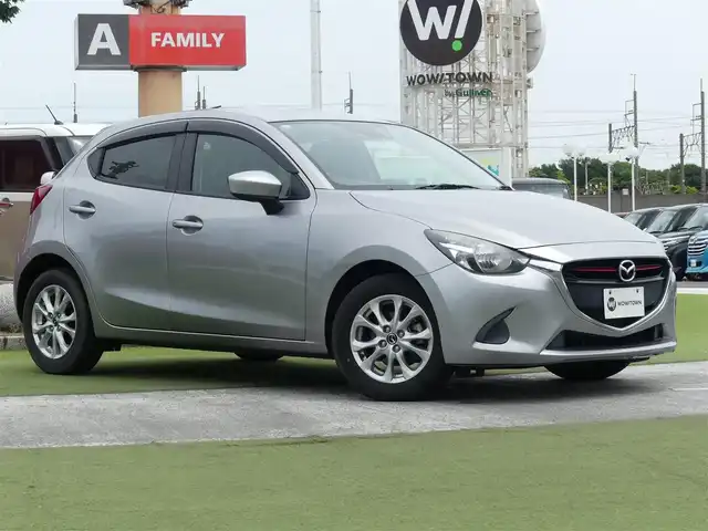 マツダ デミオ XD 千葉県 2014(平26)年 4.9万km アルミニウムメタリック スマートシティブレーキサポート/i-stop/純正SDナビ/ディスプレイオーディオ/【Bluetooth接続】/ステアリングスイッチ/ウインカーミラー/純正15インチアルミホイル/サイド/カーテンエアバッグ/アドバンストキーレスエントリー