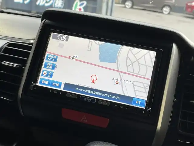 ホンダ Ｎ ＢＯＸ カスタム G ターボパッケージ 滋賀県 2013(平25)年 5.8万km クリスタルブラックパール 禁煙車/社外ナビ/（フルセグTV/Bluetooth/CD/DVD/SD/USB)/両側パワースライドドア/ステアリングスイッチ/本革巻ステアリング/クルーズコントロール/パドルシフト/スマートキー/スペアキー/オートライト/電動格納ミラー/ＥＴＣ/プッシュスタート/純正15インチアルミホイール/純正フロアマット