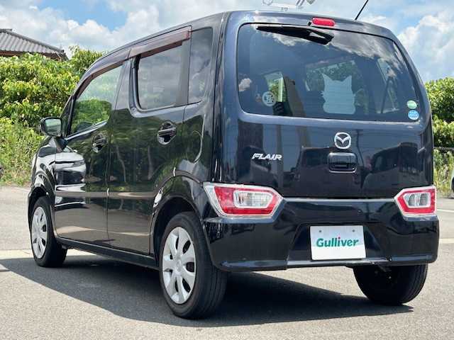 マツダ フレア ハイブリッド XG 静岡県 2017(平29)年 4.8万km ブルーイッシュブラックパール3 ワンオーナー/HUD/社外オーディオ/純正フロアマット/ETC/シートヒーター（運転席）/純正ドライブレコーダー/スマートキー/プッシュスタート/アイドリングストップ/オートライト/衝突軽減ブレーキ/保証書/取扱説明書