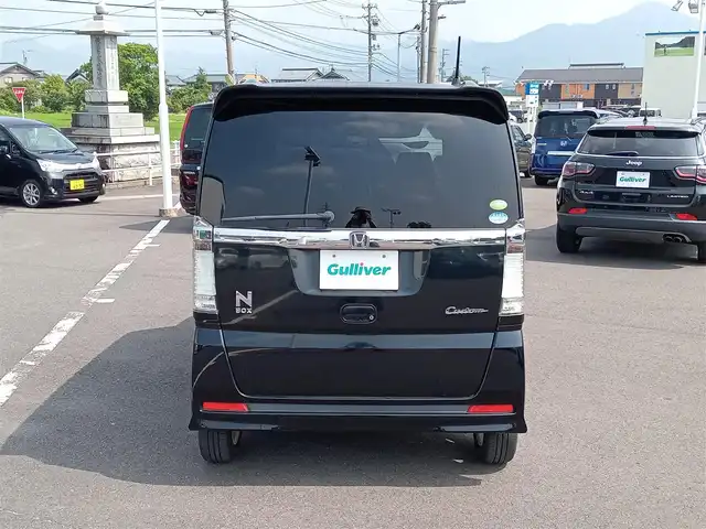 ホンダ Ｎ ＢＯＸ カスタム G Lパッケージ 福井県 2012(平24)年 10.2万km クリスタルブラックパール ４WD/純正14インチAW/両側パワースライドドア/キセノンヘッドライト/Fフォグ/ETC/パイオニア7インチメモリナビ/フルセグテレビ/横滑り防止装置/盗難防止装置/ダブルエアバッグ/アイドリングストップ/純正フロアマット/スマートキー