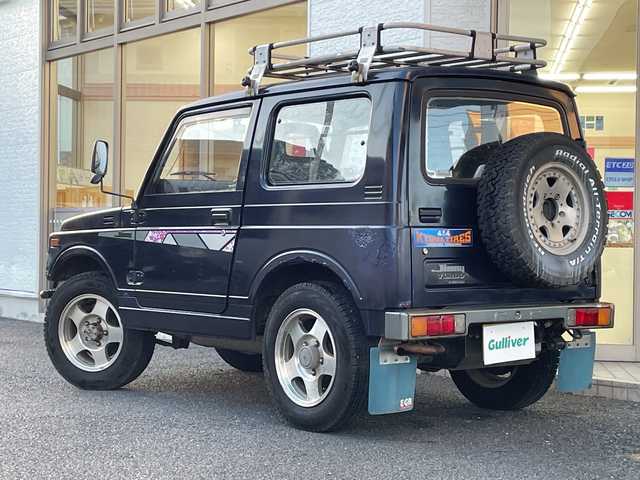 スズキ ジムニー HC 神奈川県 1993(平5)年 14.7万km 紺 4WD/ETC/ドライブレコーダー(前方)/スペアキー/純正フロアマット/社外AW/ルーフキャリア有