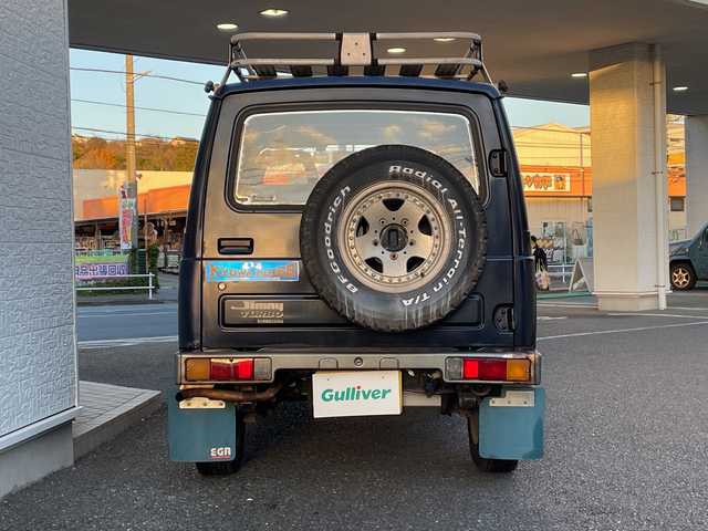 スズキ ジムニー HC 神奈川県 1993(平5)年 14.7万km 紺 4WD/ETC/ドライブレコーダー(前方)/スペアキー/純正フロアマット/社外AW/ルーフキャリア有